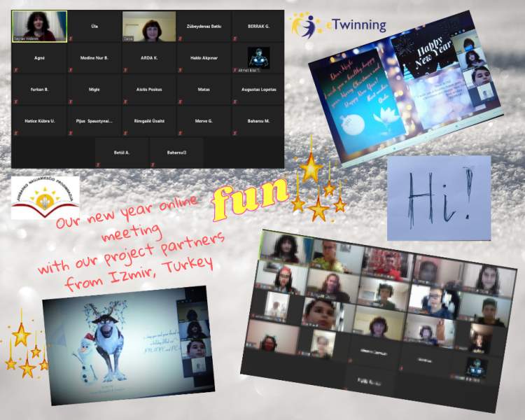 Our new year online meeting