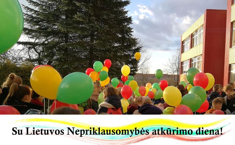 kovo 11 sveikinimas